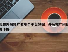 现在外贸推广做哪个平台好呢，外贸推广网站哪个好