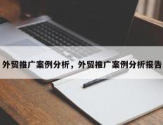 外贸推广案例分析，外贸推广案例分析报告