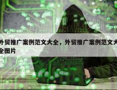 外贸推广案例范文大全，外贸推广案例范文大全图片
