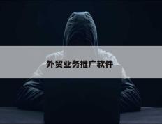 外贸业务推广软件 